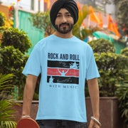 Rock And Roll With Music Sky Blue 3