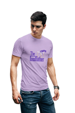 The Godfather Men Regular Fit Tshirt 180 Lavender Regular Fit Tshirt - Premium Cotton Men Wear