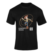 Men Oversized - Woody Cowboy Mode On Men Oversized 180 Black | Fullmoon Styles