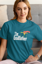 The Godfather Women Oversized 240 Teal Blue Oversized - Premium Cotton Women Wear