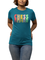 Chess Women Oversized 240 Teal Blue Oversized - Premium Cotton Women Wear
