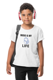 Premium White Regular Fit Tshirt for Kids - 180 GSM Cotton | Fullmoon Styles