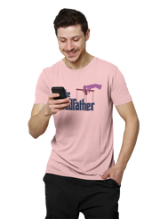 The Godfather Men Oversized 240 Baby Pink Oversized - Premium Cotton Men Wear