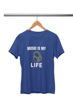 Premium Royal Blue Regular Fit Tshirt for Men - 180 GSM Cotton | Fullmoon Styles