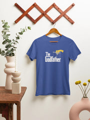 Premium Royal Blue Regular Fit Tshirt for Women - 180 GSM Cotton | Fullmoon Styles