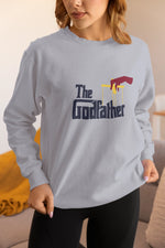 The Godfather Women Regular Fit Sweatshirt 320 Gray Regular Fit Sweatshirt - Premium Cotton Women Wear
