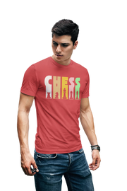 Chess Men Oversized 210 Red Oversized - Premium Cotton Men Wear