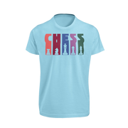 Women Regular Fit Tshirt - Chess Women Regular Fit Tshirt 180 Sky Blue | Fullmoon Styles