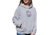 Lets Make Some Noise Women Regular Fit Hoodie 320 Gray Regular Fit Hoodie - Premium Cotton Women Wear