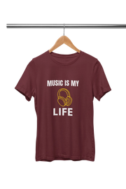 Premium Maroon Regular Fit Tshirt for Men - 180 GSM Cotton | Fullmoon Styles