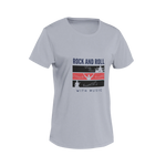 Women Regular Fit Tshirt - Rock N Roll With Music Women Regular Fit Tshirt 180 Gray | Fullmoon Styles