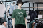 Bottle Green Regular Fit Tshirt - Lets Make Some Noise Men Regular Fit Tshirt 180 Design | Men Fashion