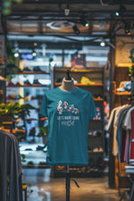 Teal Blue Oversized - Lets Make Some Noise Women Oversized 240 Design | Women Fashion