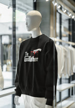 Black Regular Fit Sweatshirt - The Godfather Men Regular Fit Sweatshirt 320 Design | Men Fashion