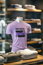 Lavender Oversized - Rock N Roll With Music Men Oversized 240 Design | Men Fashion