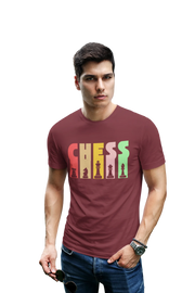 Comfortable Men Regular Fit Tshirt in Maroon - 180 GSM | Fullmoon Styles
