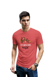 Comfortable Men Regular Fit Tshirt in Red - 180 GSM | Fullmoon Styles