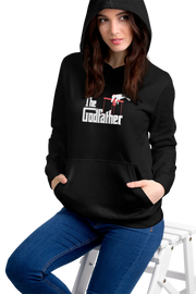 Comfortable Women Regular Fit Hoodie in Black - 320 GSM | Fullmoon Styles