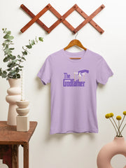 Premium Lavender Regular Fit Tshirt for Women - 180 GSM Cotton | Fullmoon Styles