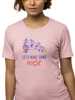 Lets Make Some Noise Women Oversized 240 Baby Pink Oversized - Premium Cotton Women Wear