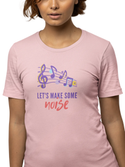 Lets Make Some Noise Women Oversized 240 Baby Pink Oversized - Premium Cotton Women Wear