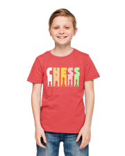 Kids Regular Fit Tshirt - Chess Kids Regular Fit Tshirt 180 Red | Fullmoon Styles