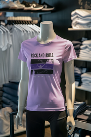 Lavender Oversized - Rock N Roll With Music Women Oversized 240 Design | Women Fashion