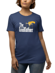 The Godfather Women Regular Fit Tshirt 180 Navy Blue Regular Fit Tshirt - Premium Cotton Women Wear