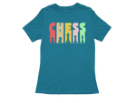 Men Oversized - Chess Men Oversized 240 Teal Blue | Fullmoon Styles