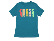 Men Oversized - Chess Men Oversized 240 Teal Blue | Fullmoon Styles