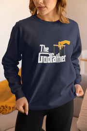 The Godfather Women Regular Fit Sweatshirt 320 Navy Blue Regular Fit Sweatshirt - Premium Cotton Women Wear
