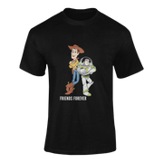 Women Oversized - Woody And Buzz Friends Forever Women Oversized 180 Black | Fullmoon Styles