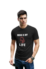 Comfortable Men Regular Fit Tshirt in Black - 180 GSM | Fullmoon Styles