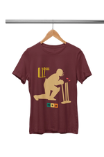 Premium Maroon Regular Fit Tshirt for Men - 180 GSM Cotton | Fullmoon Styles