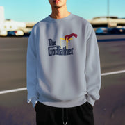 The Godfather Men Regular Fit Sweatshirt 320 Gray Regular Fit Sweatshirt - Premium Cotton Men Wear