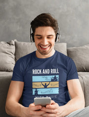 Comfortable Men Oversized in Navy Blue - 210 GSM | Fullmoon Styles