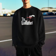 The Godfather Men Regular Fit Sweatshirt 320 Black Regular Fit Sweatshirt - Premium Cotton Men Wear