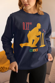 0 12 Msd Stumping Women Regular Fit Sweatshirt 320 Navy Blue Regular Fit Sweatshirt - Premium Cotton Women Wear