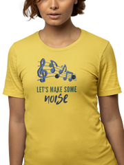 Comfortable Women Regular Fit Tshirt in Yellow - 180 GSM | Fullmoon Styles