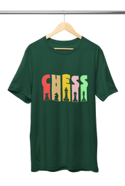 Premium Bottle Green Regular Fit Tshirt for Men - 180 GSM Cotton | Fullmoon Styles