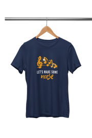 Premium Navy Blue Regular Fit Tshirt for Men - 180 GSM Cotton | Fullmoon Styles