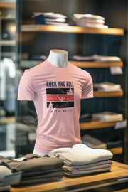 Baby Pink Oversized - Rock N Roll With Music Men Oversized 240 Design | Men Fashion