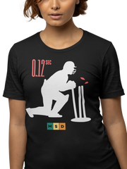 0 12 Msd Stumping Women Regular Fit Tshirt 180 Black Regular Fit Tshirt - Premium Cotton Women Wear