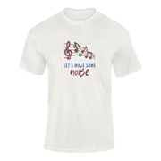 Men Oversized - Lets Make Some Noise Men Oversized 210 Off White | Fullmoon Styles