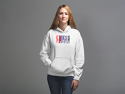 Chess Women Regular Fit Hoodie 320 White Regular Fit Hoodie - Premium Cotton Women Wear