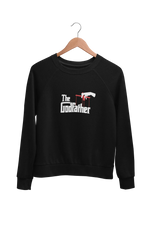 Premium Black Regular Fit Sweatshirt for Men - 320 GSM Cotton | Fullmoon Styles