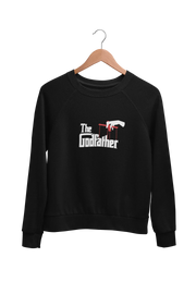 Premium Black Regular Fit Sweatshirt for Men - 320 GSM Cotton | Fullmoon Styles