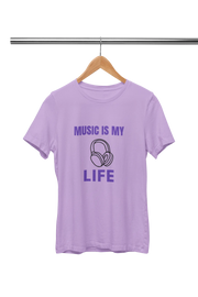 Premium Lavender Regular Fit Tshirt for Men - 180 GSM Cotton | Fullmoon Styles