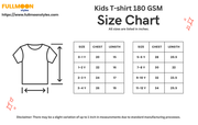 Fullmoon Styles | Regular Fit Tshirt Size Chart